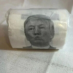 Donald Trump Toilet Paper with his own face 4.5" long NEW UNOPENED‎